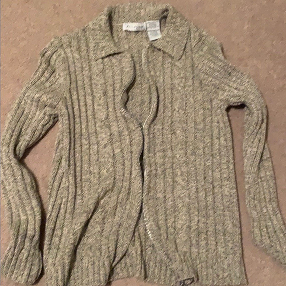 Zip up sweater